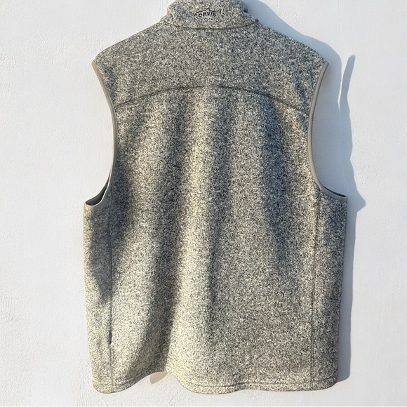 Mens Orvis Sweater Fleece Vest Grey Full Zip Outdoors Size XL - Picture 3 of 8